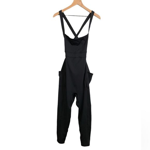 NWOT Free People Movement Onesie/Jumpsuit in black Size X-Large - Picture 6 of 9